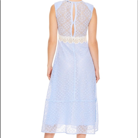 Sandro light blue floral dress - Picture 3 of 5